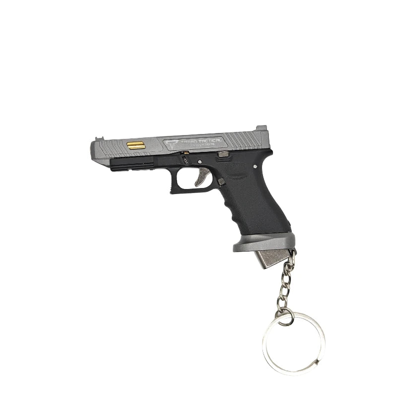 Muito Bom Glock 34 Alloy Mini Pistol Keychain Toy Fidget