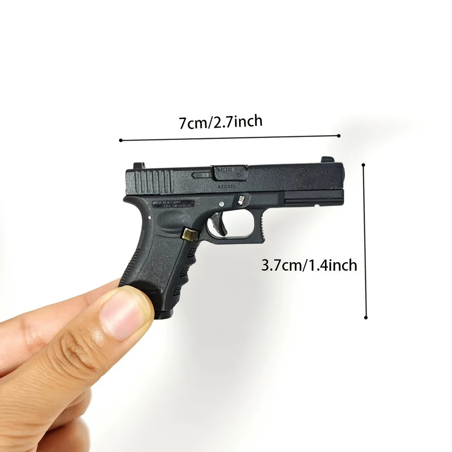 Muito Bom Glock 17 Fidget Keychain Handmade Metal Pistol