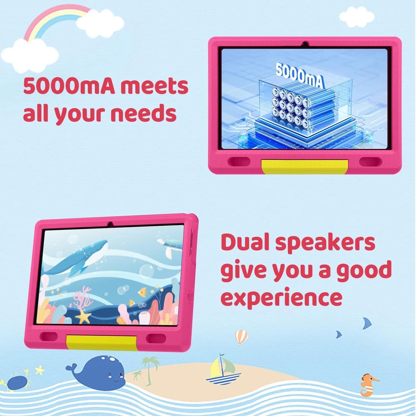 BESTSKI Kids Tablet Android With Parental Controls