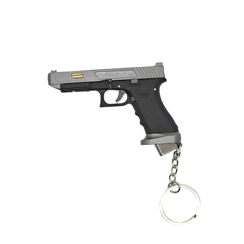Muito Bom Glock 34 Alloy Mini Pistol Keychain Toy Fidget