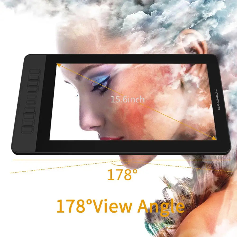 GAOMON PD1561 Graphics Tablet Monitor With IPS Display