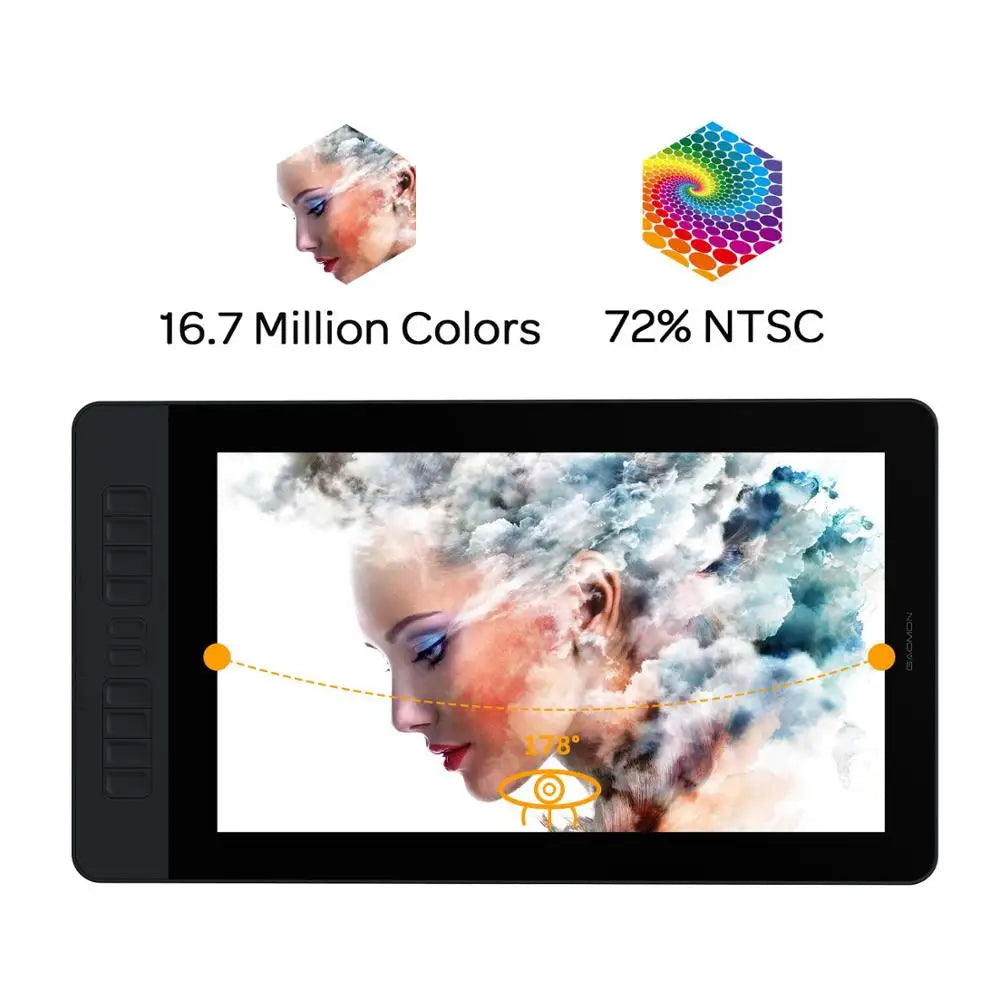 GAOMON PD1561 Graphics Tablet Monitor With IPS Display