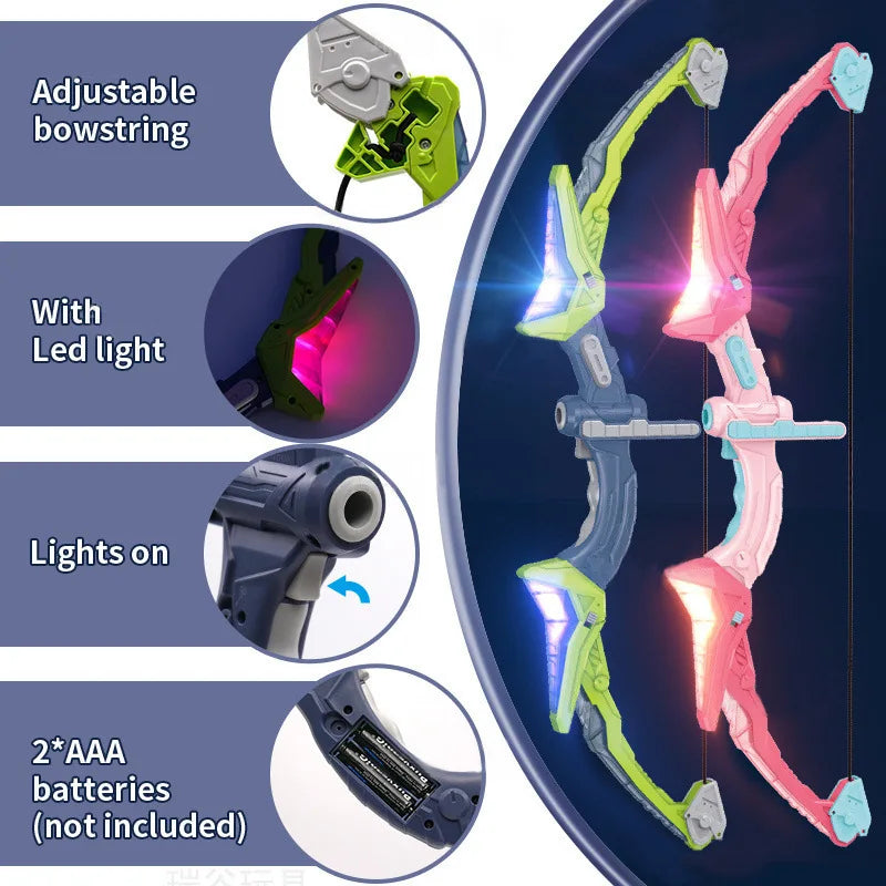 CONUSEACN Light Up Bow And Arrow Set Outdoor Standing Target