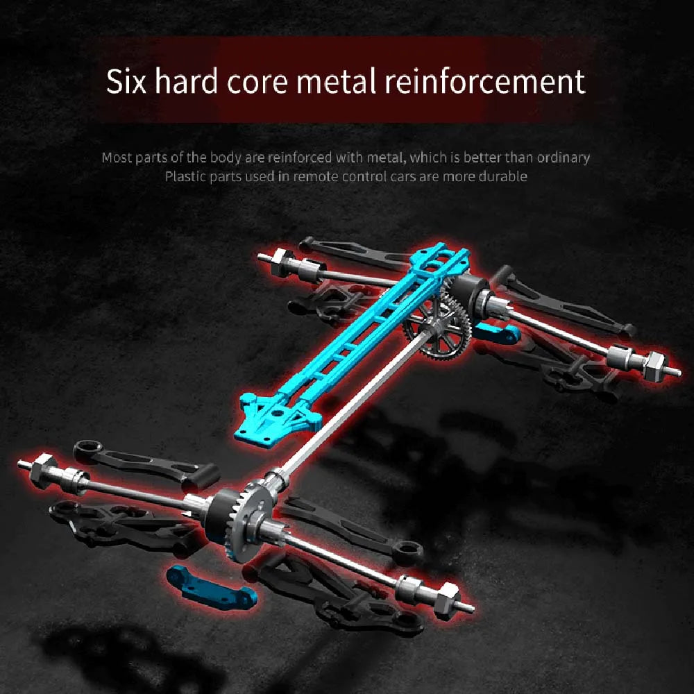 Teeggi 16101 Pro RC Car 4WD LED Drift UltraSpeed Terrain