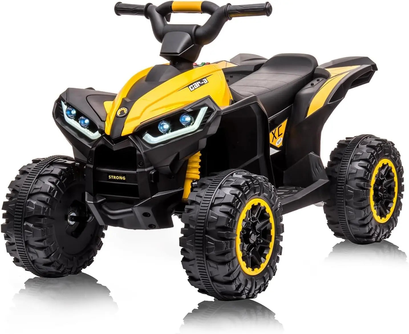 HiMISSE 12V Kids Ride On ATV Dual Motors USB Led Lights