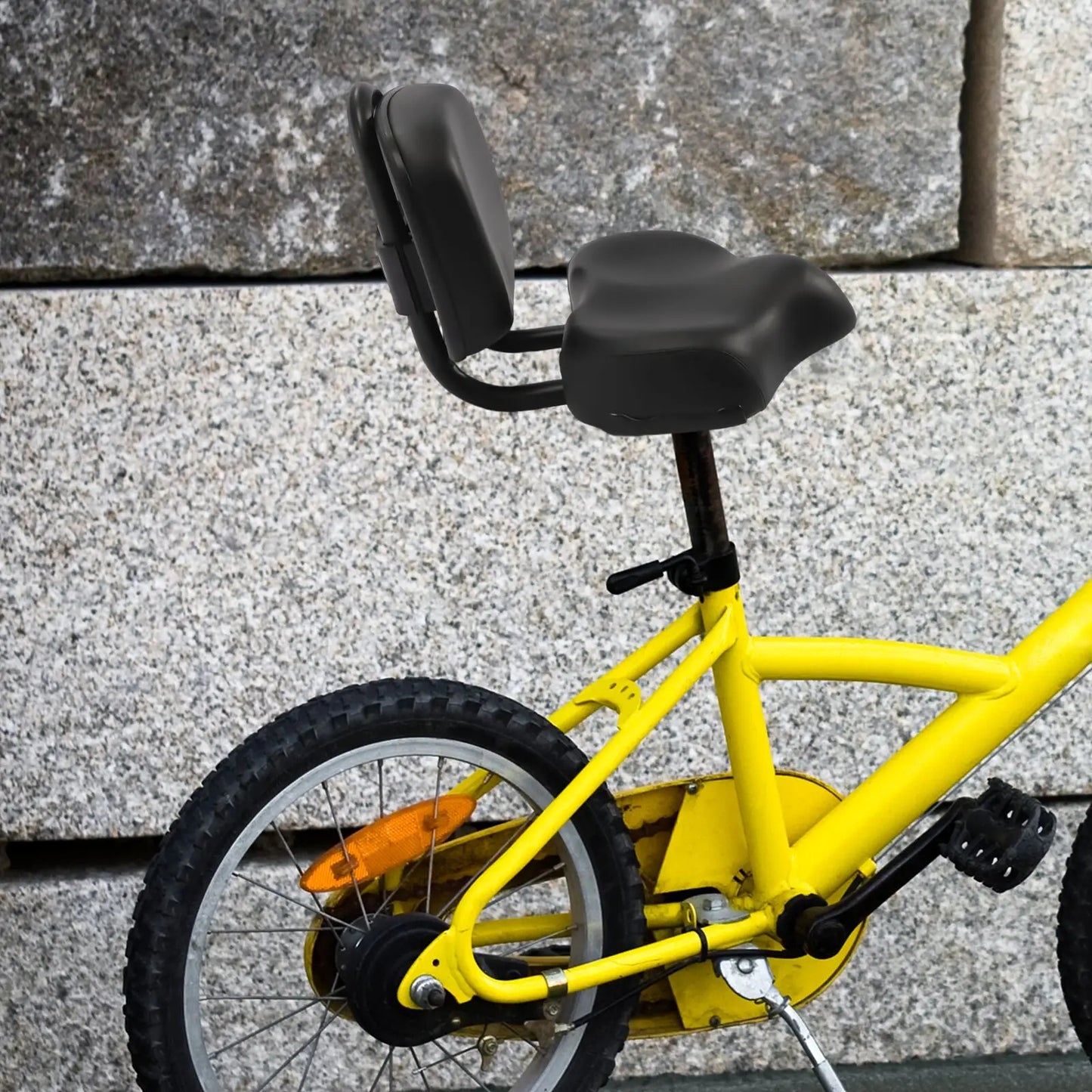 Electric Bicycle Saddle With Extra Wide Soft Backrest