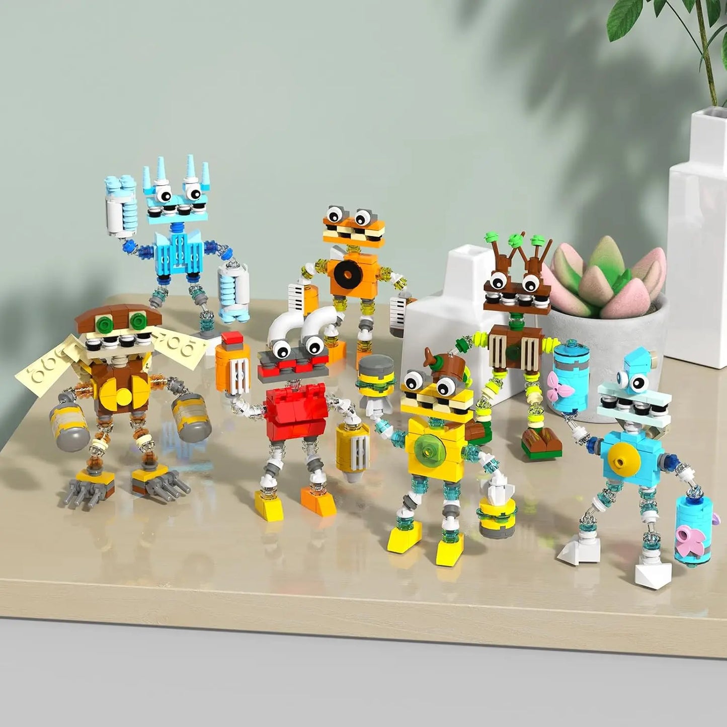 Wubbox Sing Monsters Building Set 639 Pieces 7 In 1