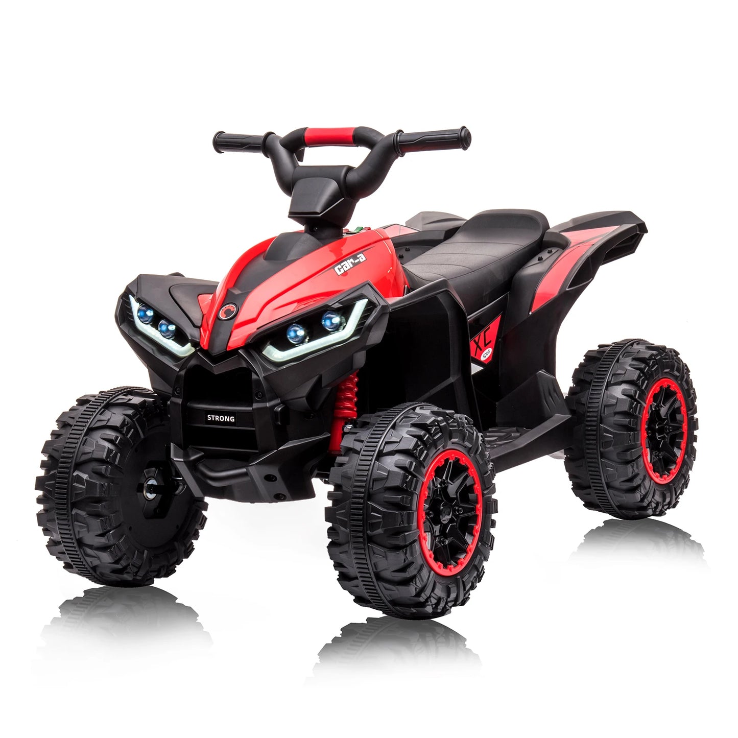 HiMISSE 12V Kids Ride On ATV Dual Motors USB Led Lights