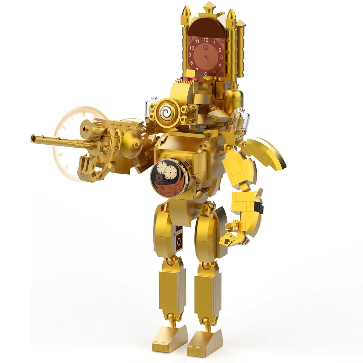 TENHORSESC Skibidi Toilet Clockman Titan Building Sets 395