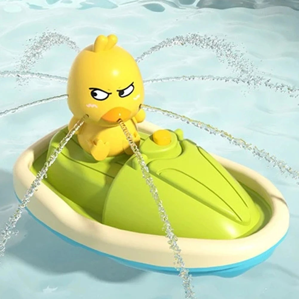Hign Concerned Duck Bath Toys For Toddlers Water Spray Baby