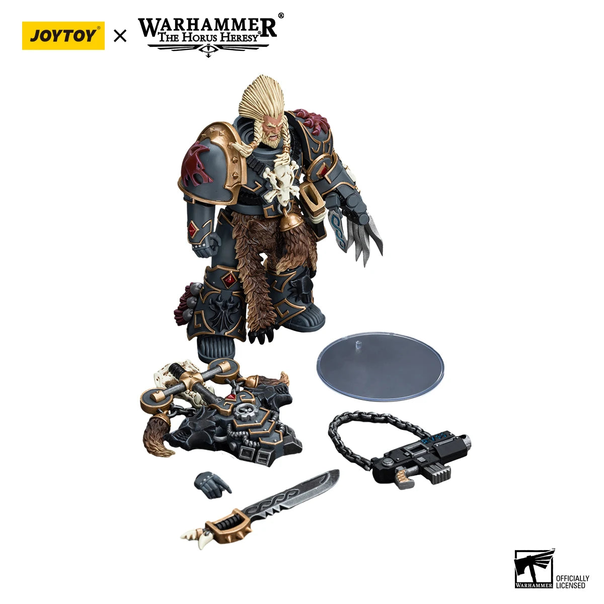 Joy Toy Warhammer Space Wolves Geigor Fell Hand Figure