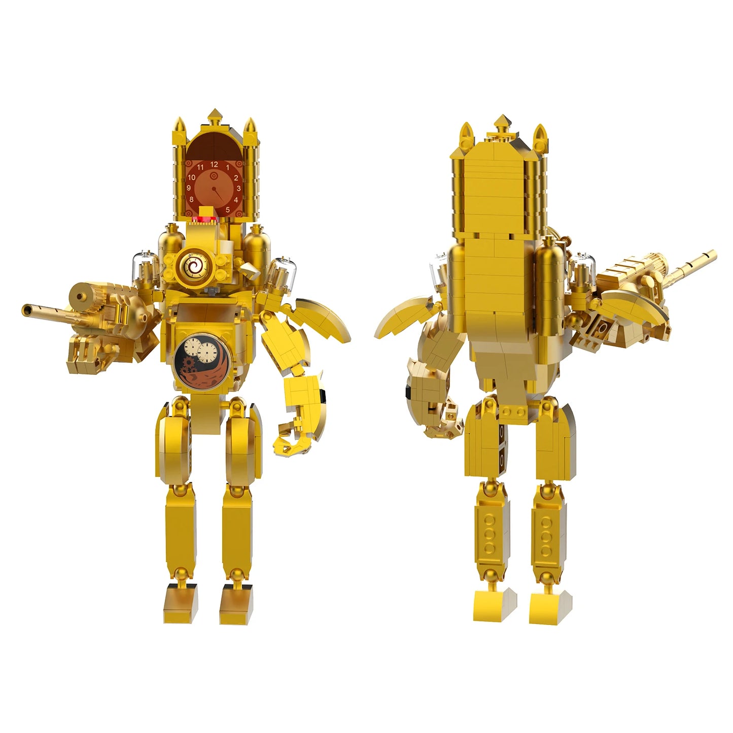 TENHORSESC Skibidi Toilet Clockman Titan Building Sets 395