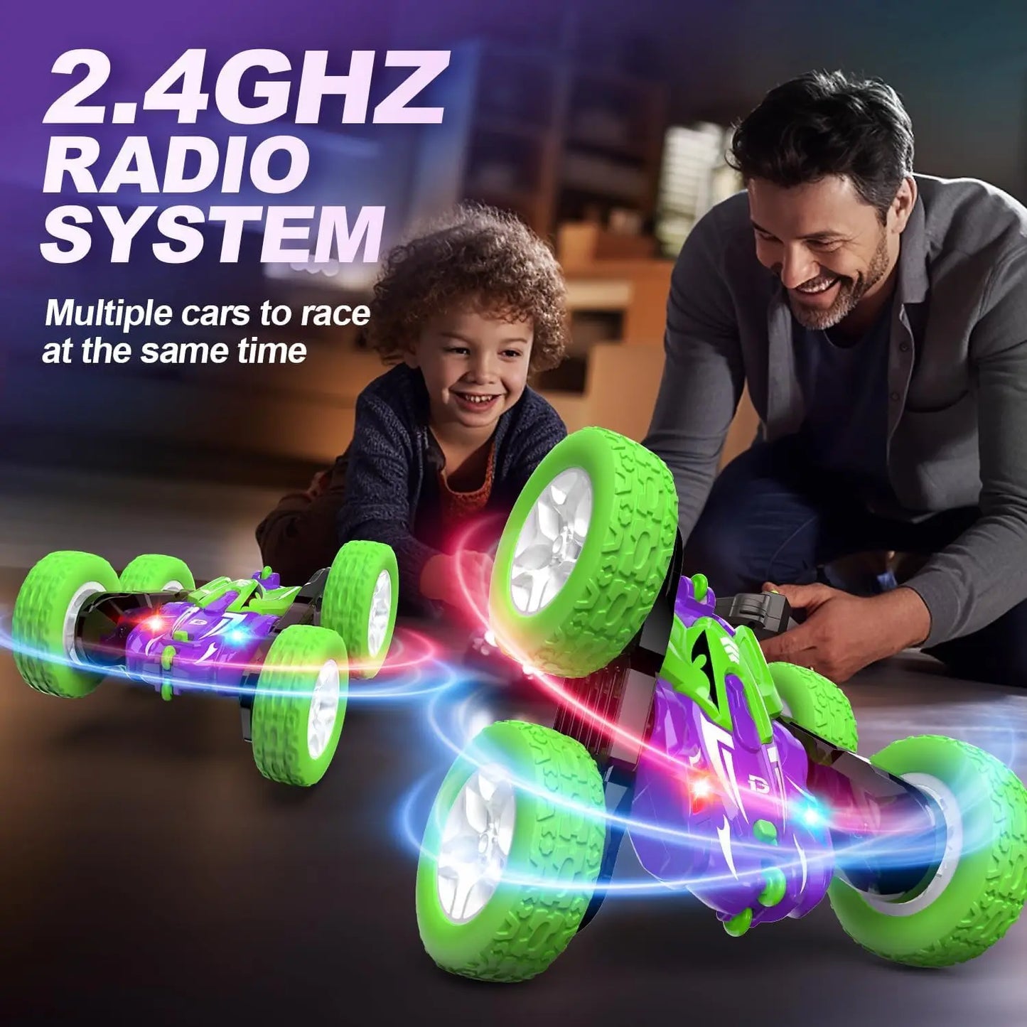 DEERC DE87 FourWheelDrive OffRoad RC Car StuntCrawler Toy