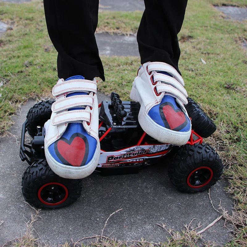 ZWN 4WD RC Car With LED Lights 2.4G Remote Durability