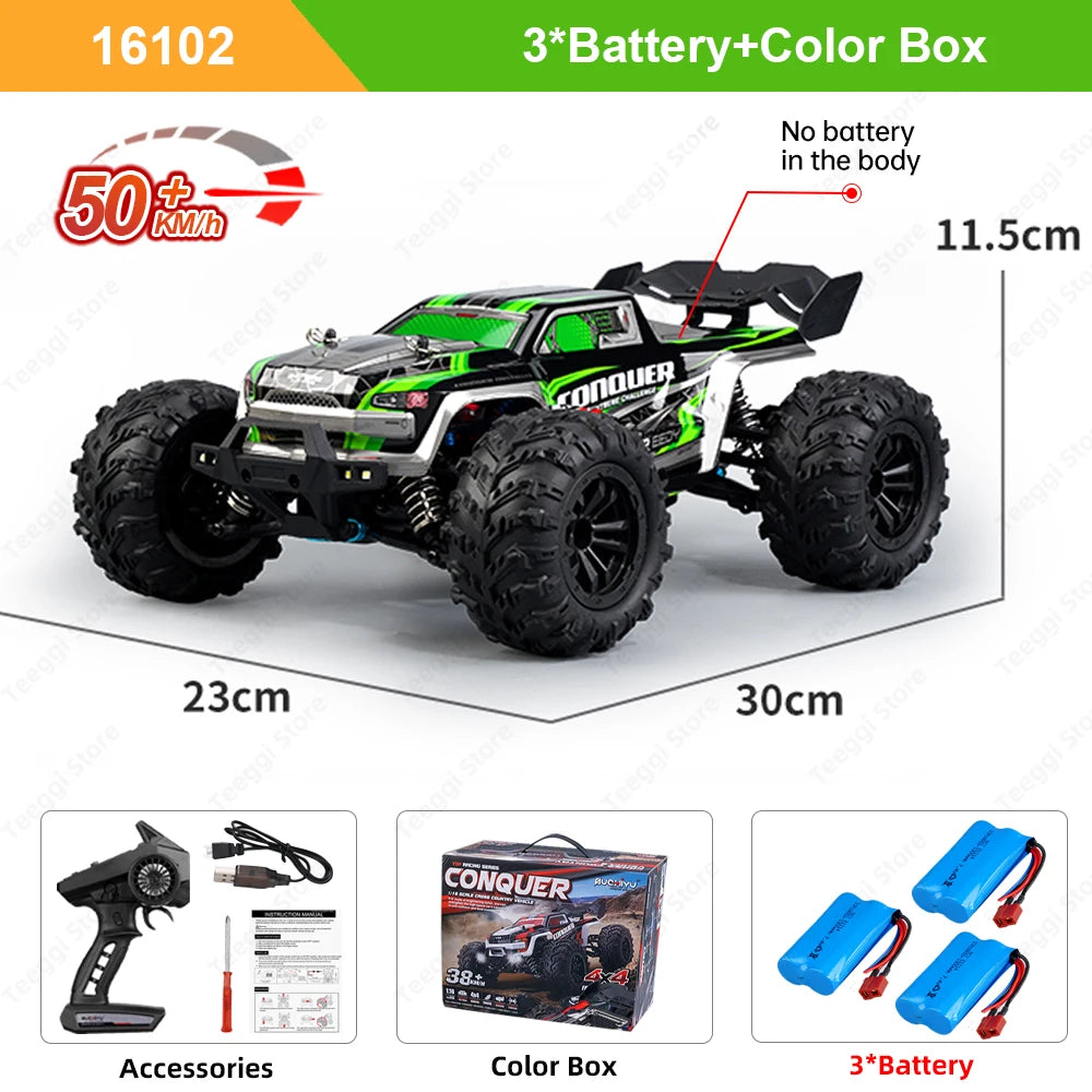 Teeggi 16101 Pro RC Car 4WD LED Drift UltraSpeed Terrain