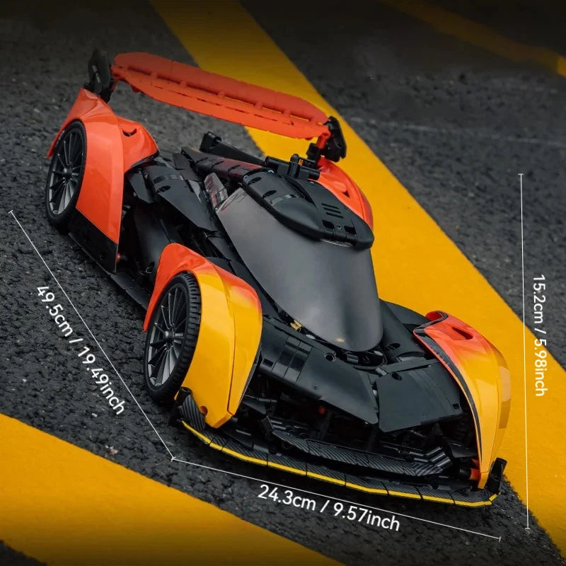 Concept Sports Car Building Blocks 2135 Piece Set Gifts