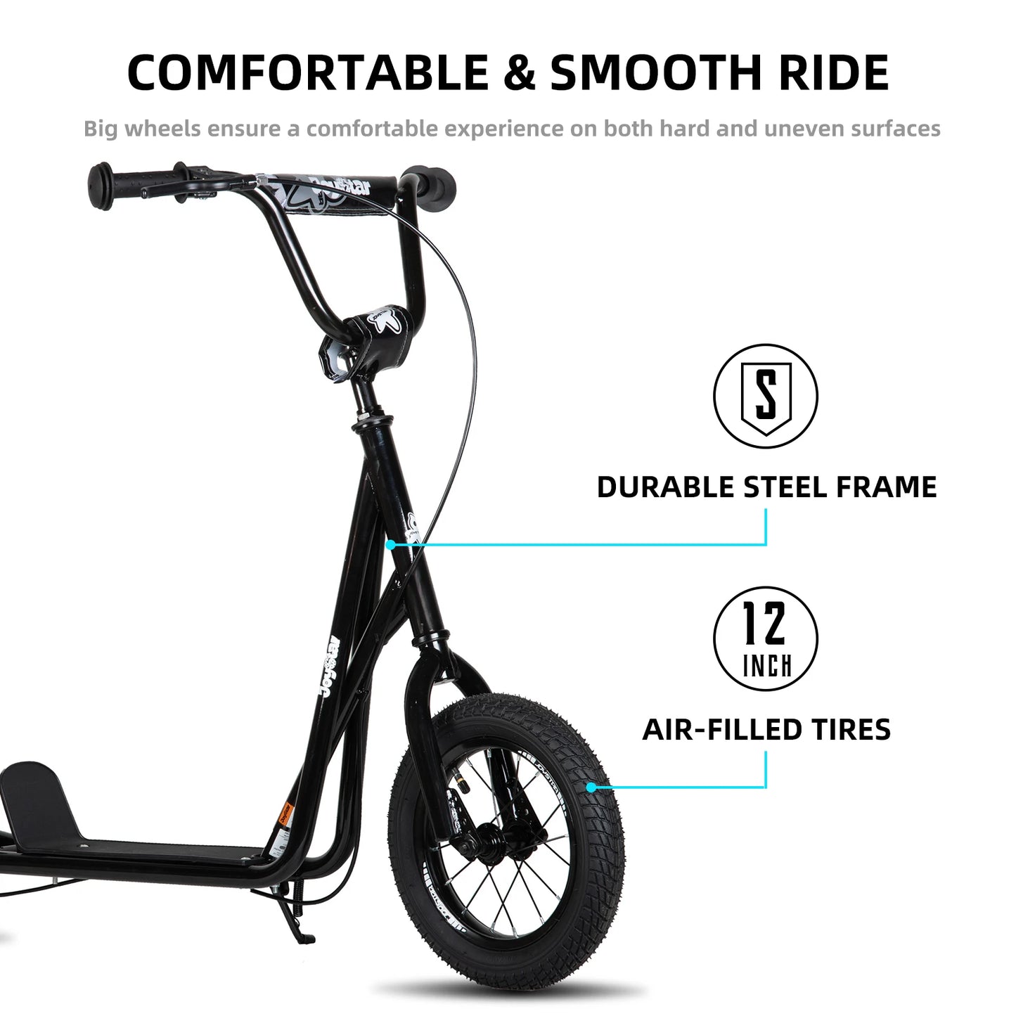 JOYSTAR Kick Scooter for Ages 5 to 9 with Handlebar
