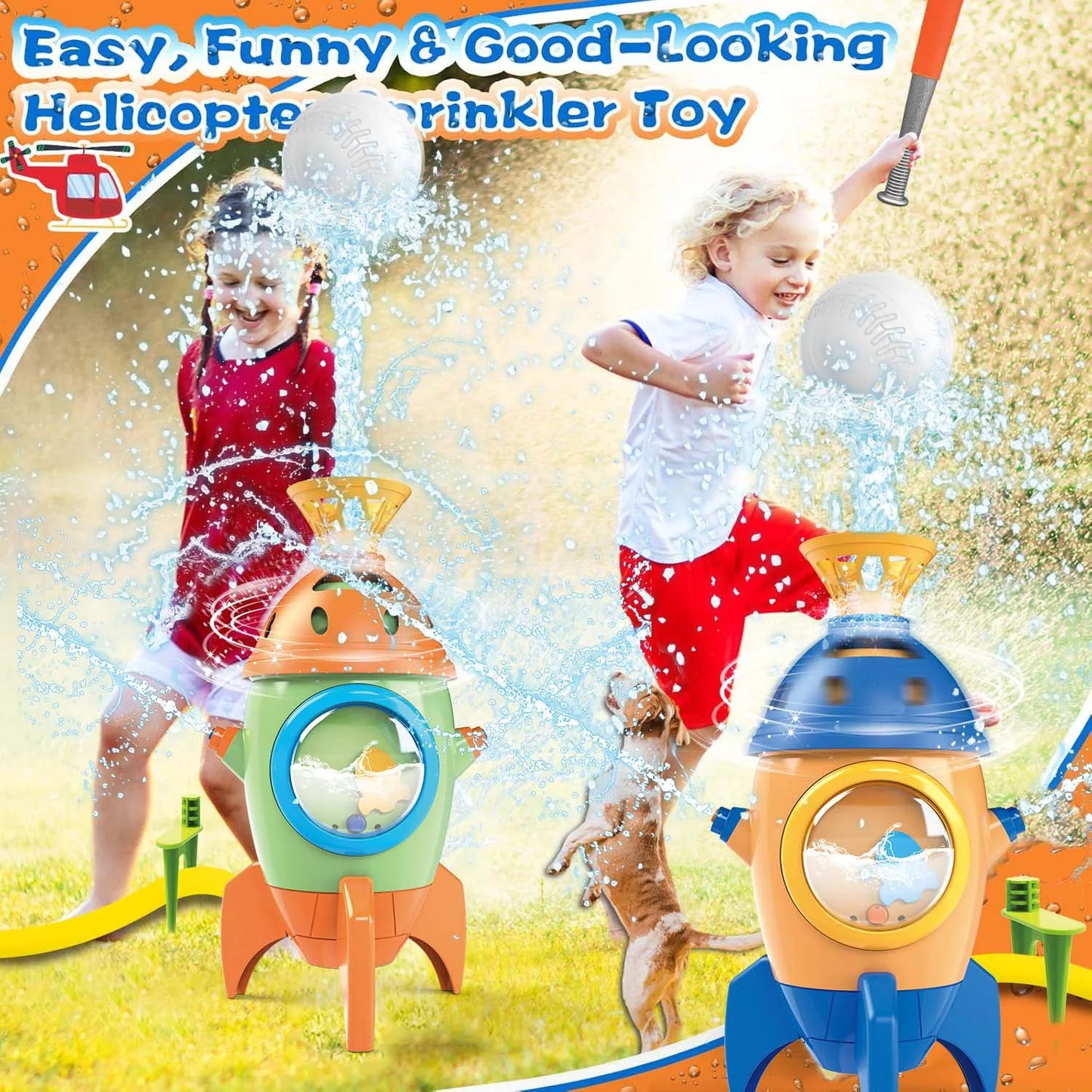 Guangdong Kids Water Rocket Toy With Baseball Bat Launcher