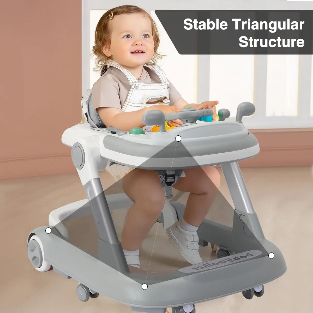 Ubravoo Two In One Baby Walker With Removable Tray Pro