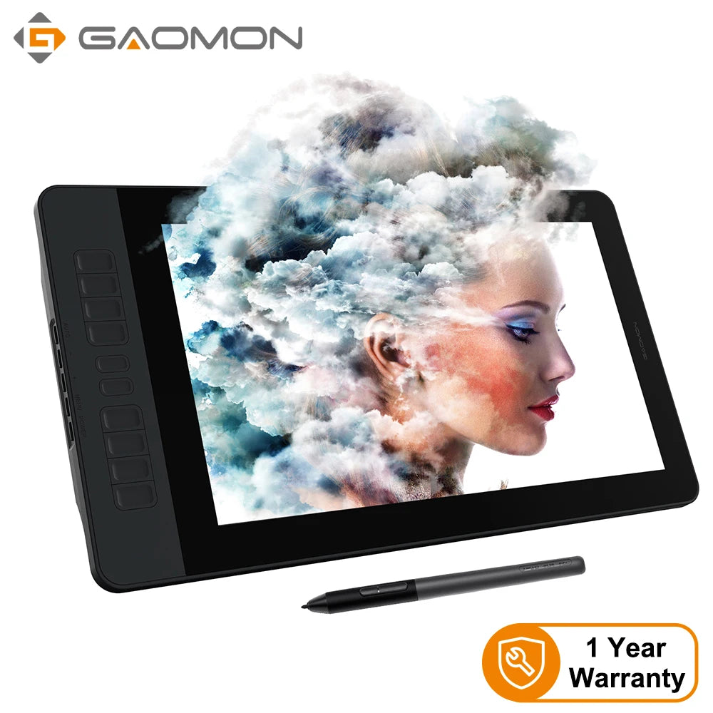 GAOMON PD1561 Graphics Tablet Monitor With IPS Display