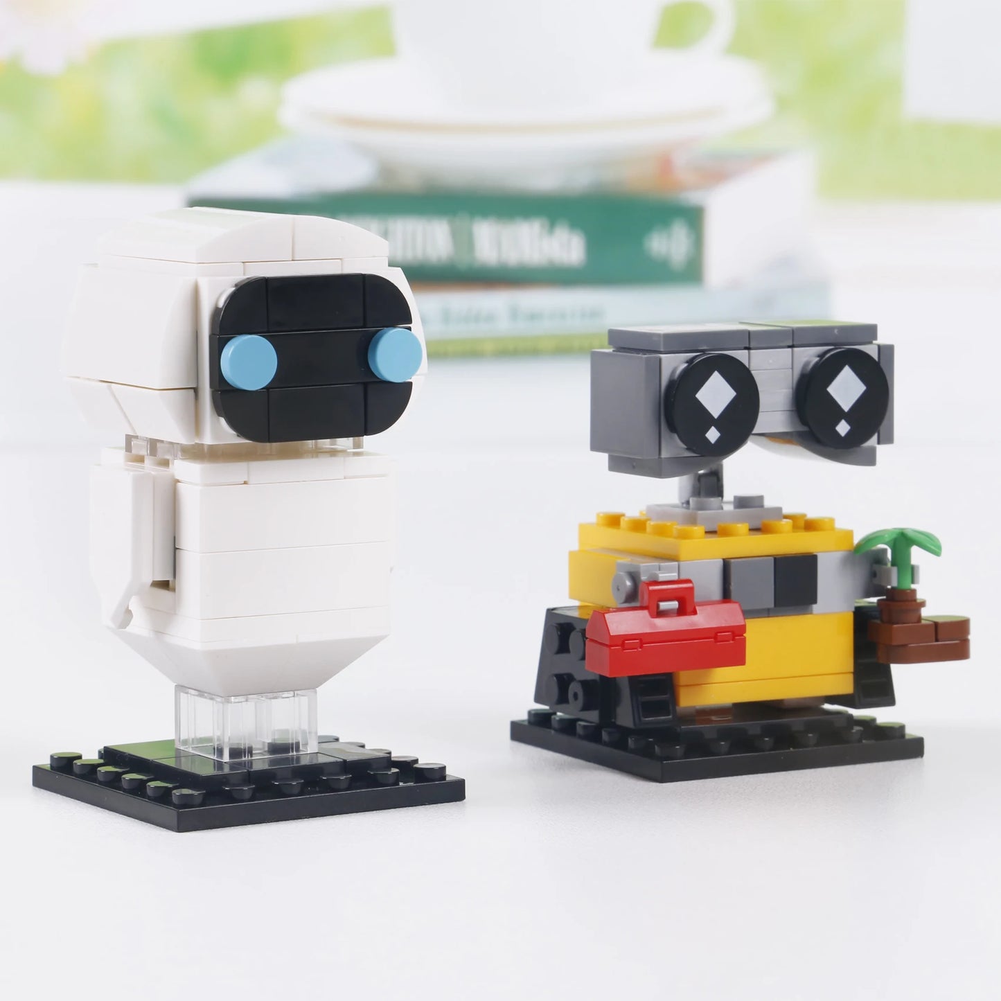 Bibilock WallE And Eve Minifigures Building Blocks Set