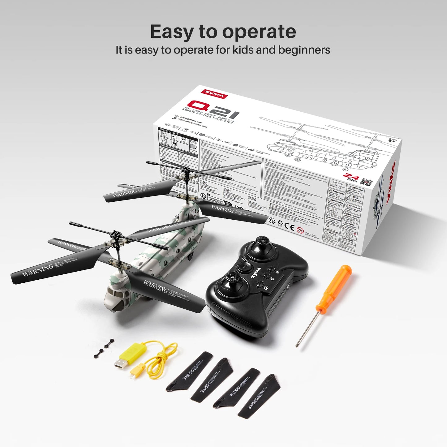 SYMA Q21 Remote Control Helicopter With Altitude Hold