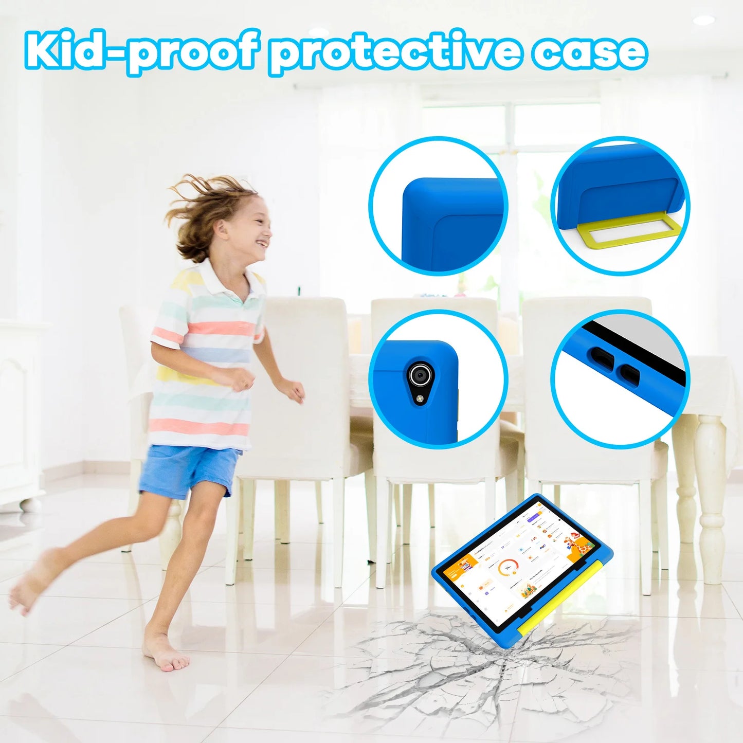 AEEZO-US KT1016 Kid Tablet Android 14 Quad Core 8GB