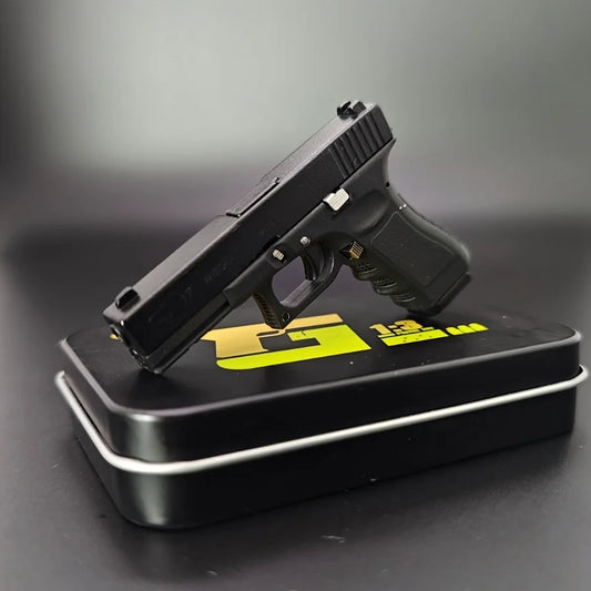Muito Bom Glock 17 Fidget Keychain Handmade Metal Pistol
