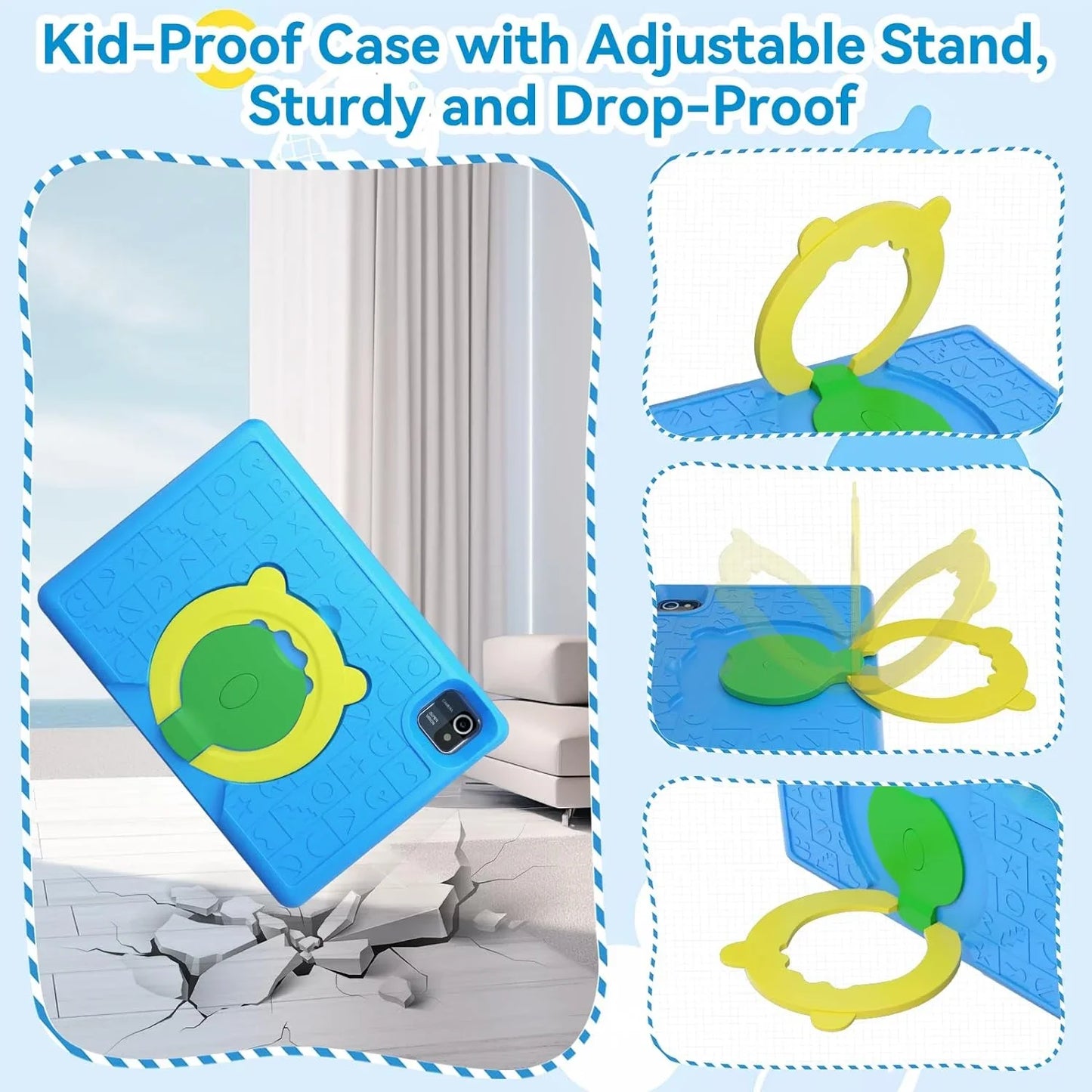Bestski Kids Educational Tablet 6GB RAM 64GB ROM 128GB SD