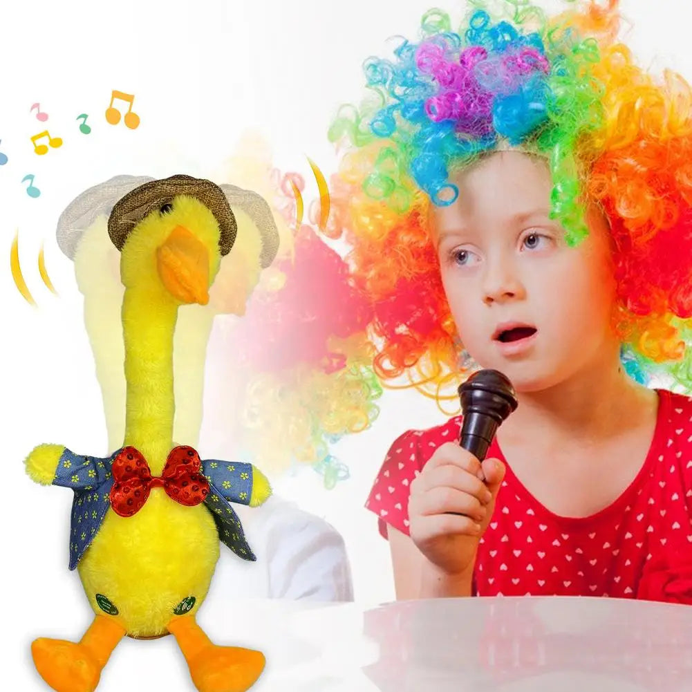 Dancing Talking Duck Toy With 120 Songs Plush Educational