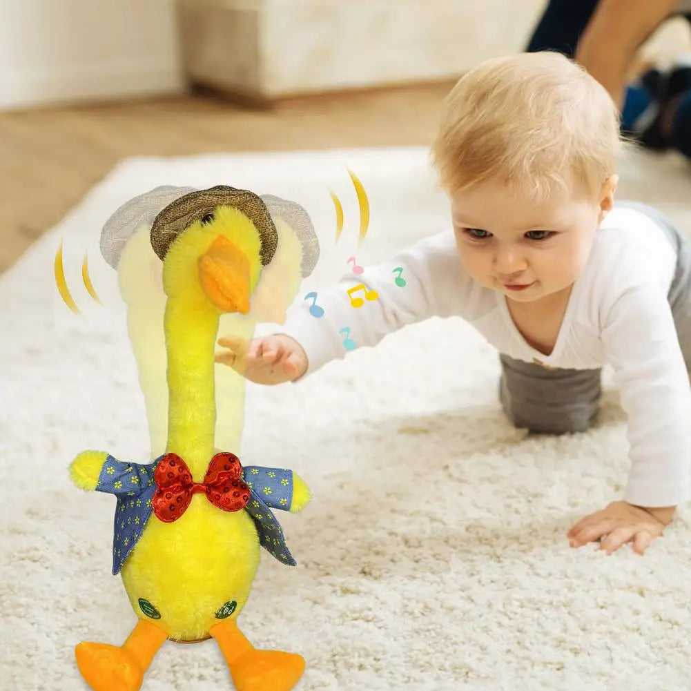 Dancing Talking Duck Toy With 120 Songs Plush Educational