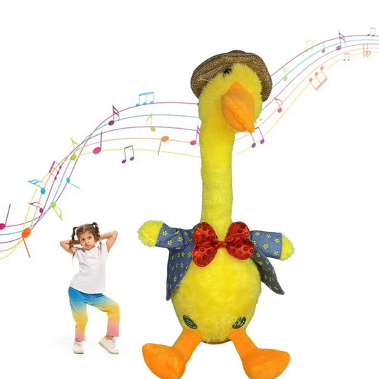 Dancing Talking Duck Toy With 120 Songs Plush Educational