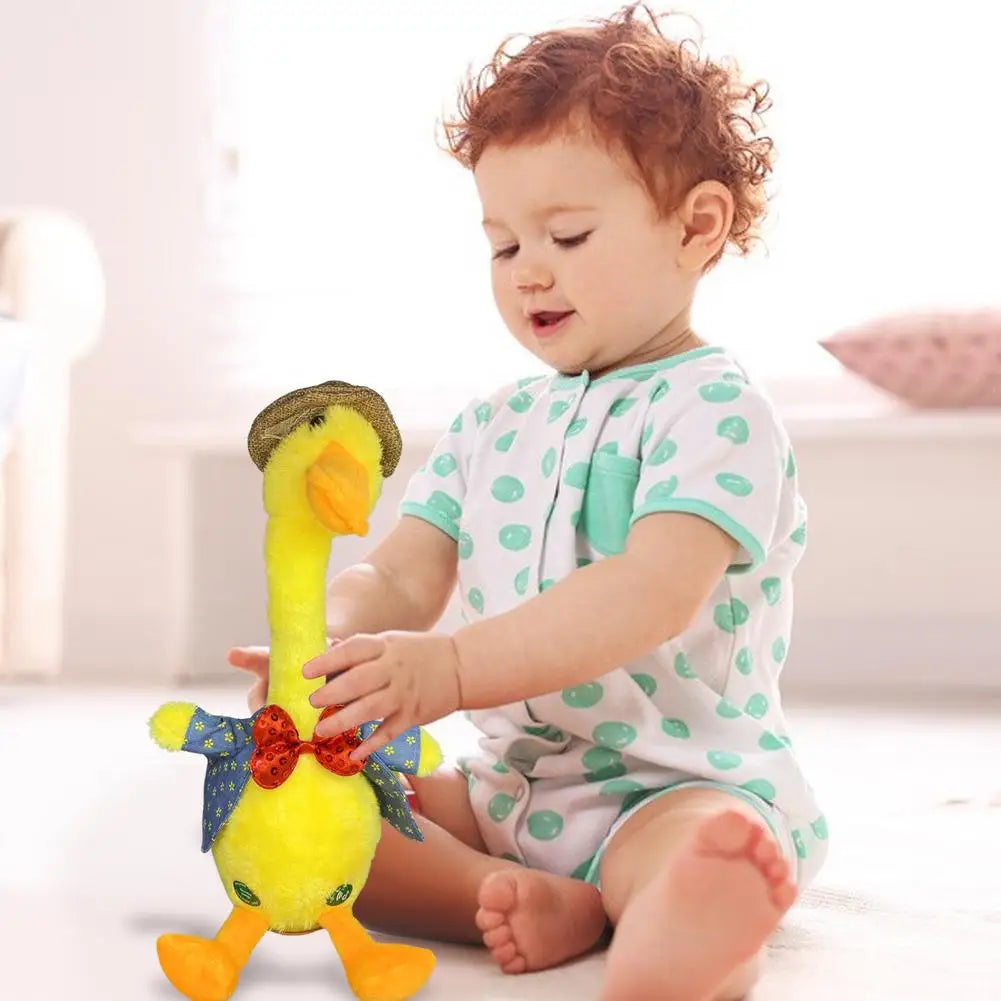 Dancing Talking Duck Toy With 120 Songs Plush Educational