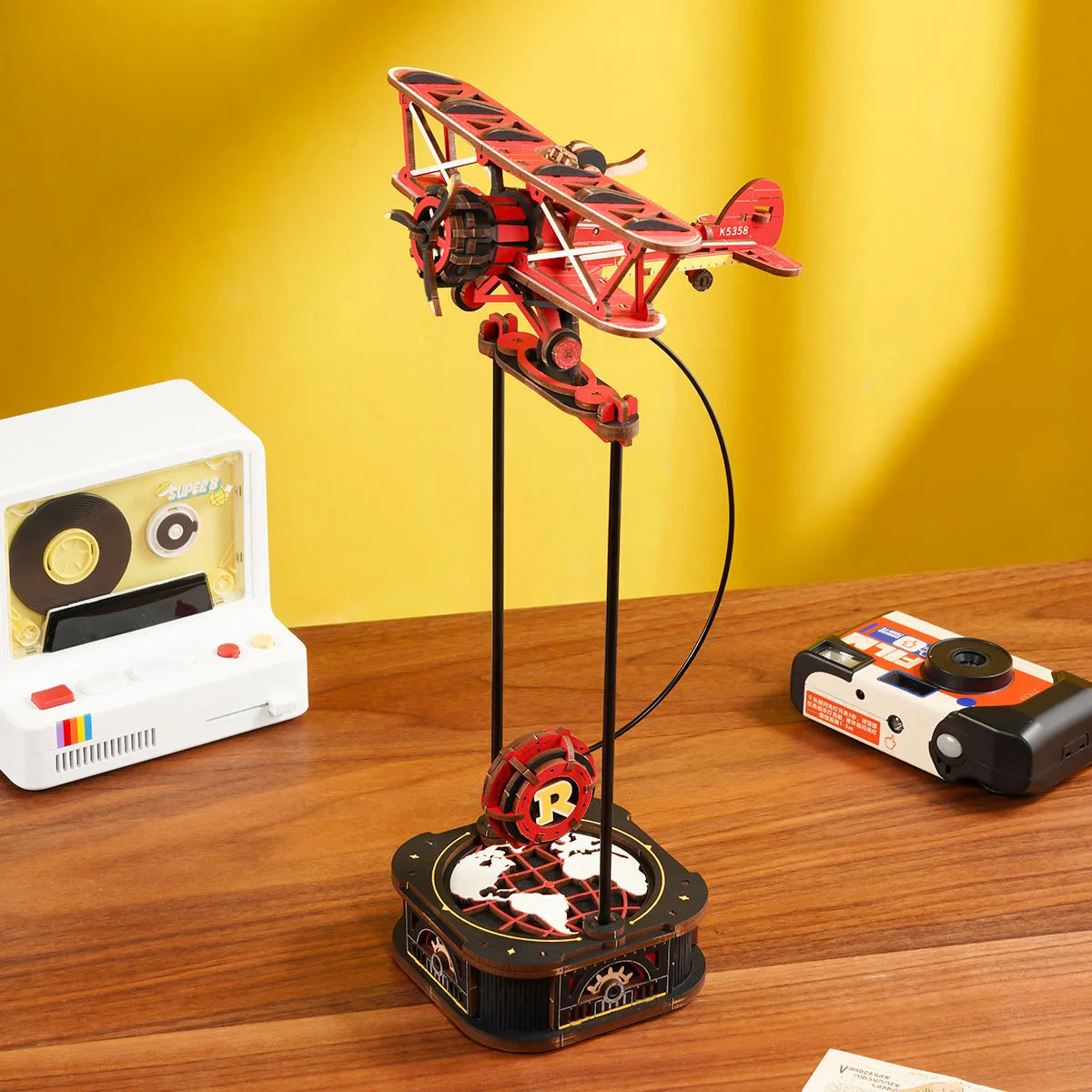 Robotime Rokr Gravity Swing Model Building Kit Wooden Puzzle