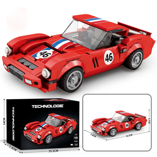 Racing Car Building Blocks Deluxe 320 PCS 250 GTQ Set