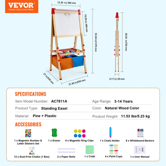 SucceBuy Magnetic Drawing Board WordPad Educational for Kids