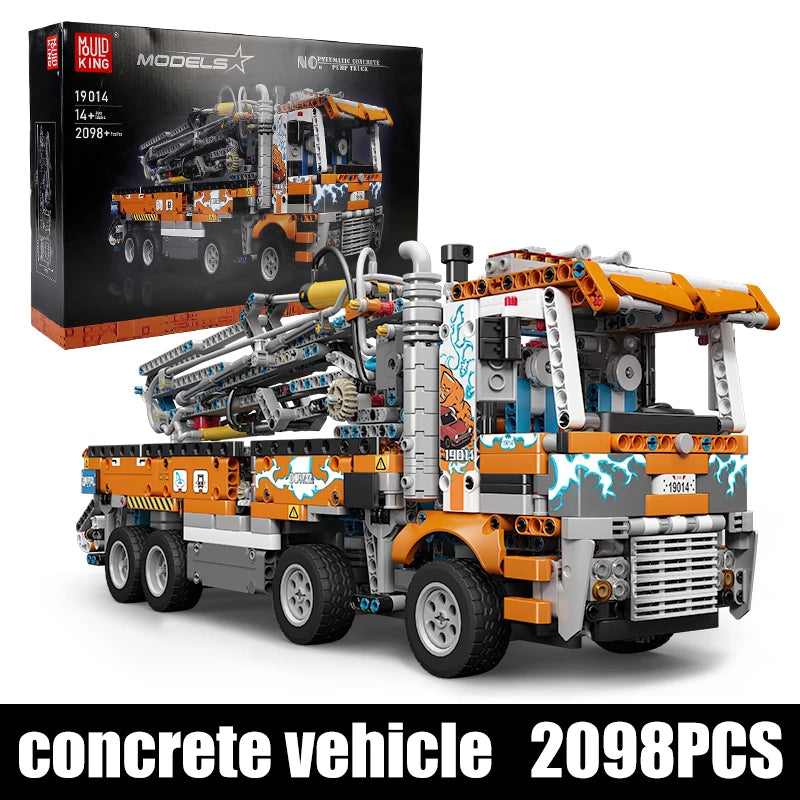 Mould King 19014 Pneumatic Truck Building Block Set