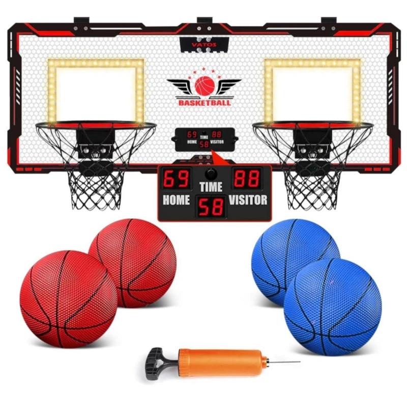 VATOS Electronic Basketball Hoop And Scoreboard Kids Gift