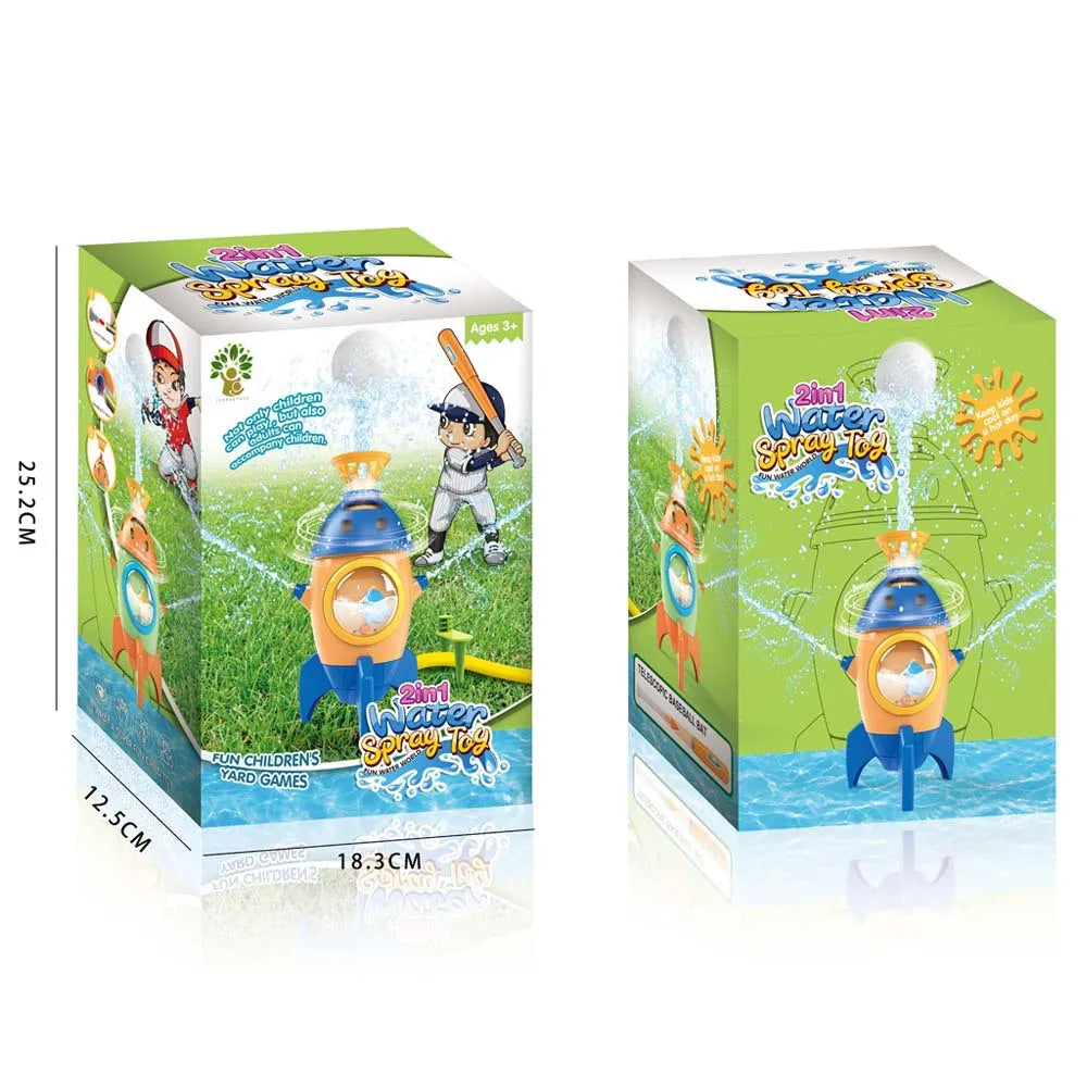 Guangdong Kids Water Rocket Toy With Baseball Bat Launcher