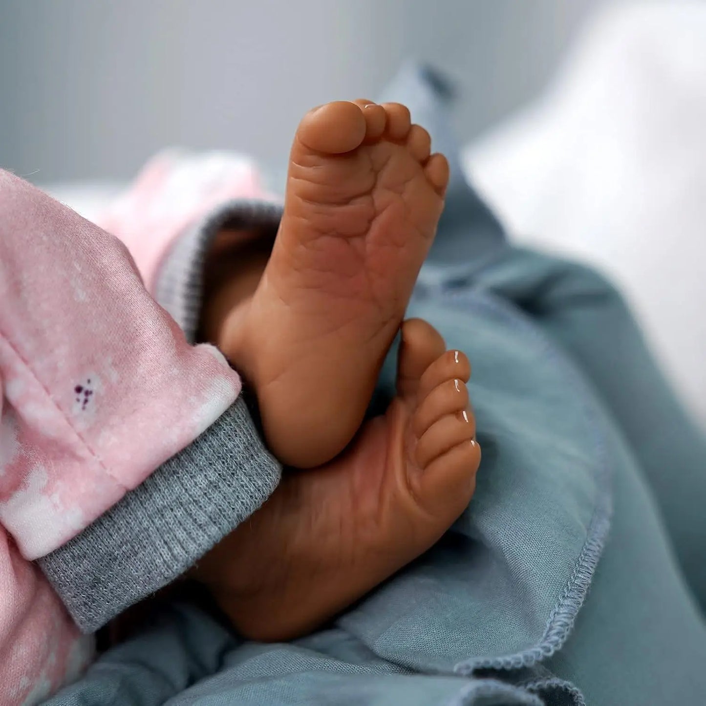 Babeside Lifelike Reborn Baby Doll Soft Newborn African