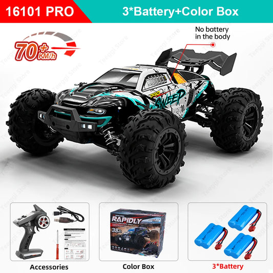 Teeggi 16101 Pro RC Car 4WD LED Drift UltraSpeed Terrain