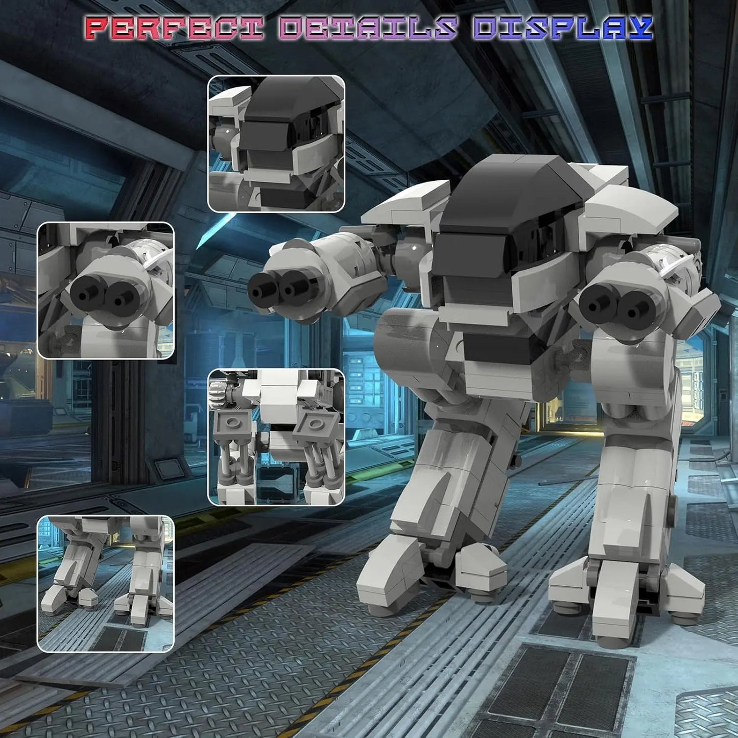 ED209 Warrior Robot Mecha Building Blocks Set Enforcement