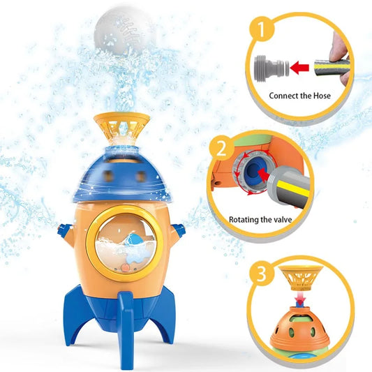 Guangdong Kids Water Rocket Toy With Baseball Bat Launcher