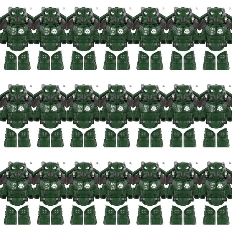 T 51 Mecha Power Armor Building Blocks Soldier Figures