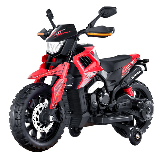 SucceBuy 6V 12V Kids Electric Ride On Motorcycle Bluetooth