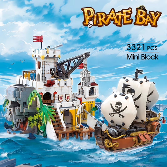 Amazingbloksce Pirate Bay Building Blocks Set With Figures
