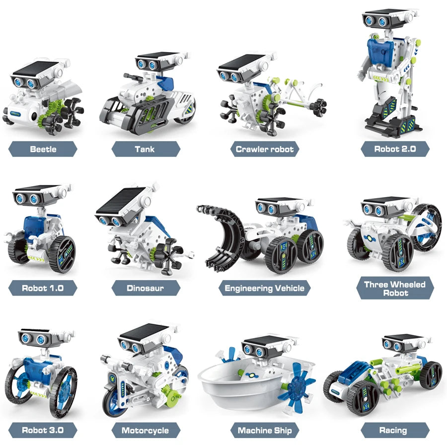 Conusea 12 in 1 Solar Robot Kit Educational STEM Toy