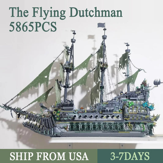 Flying Dutchman Pirate Ship Building Blocks Set 5865