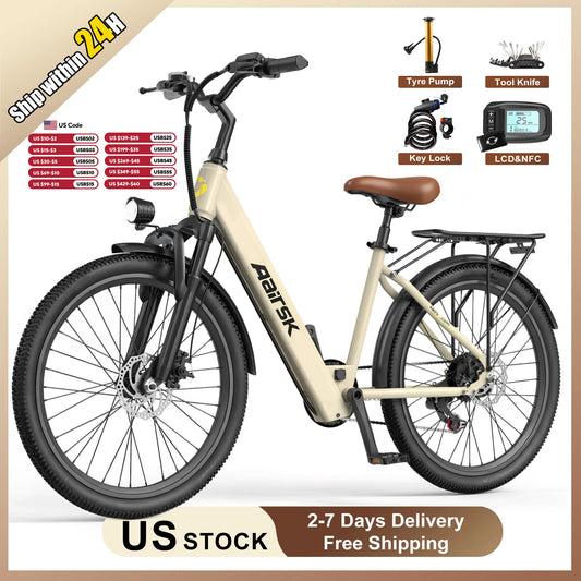 Max Speed Electric Mountain Bike 468Wh Seven-Speed Commuter