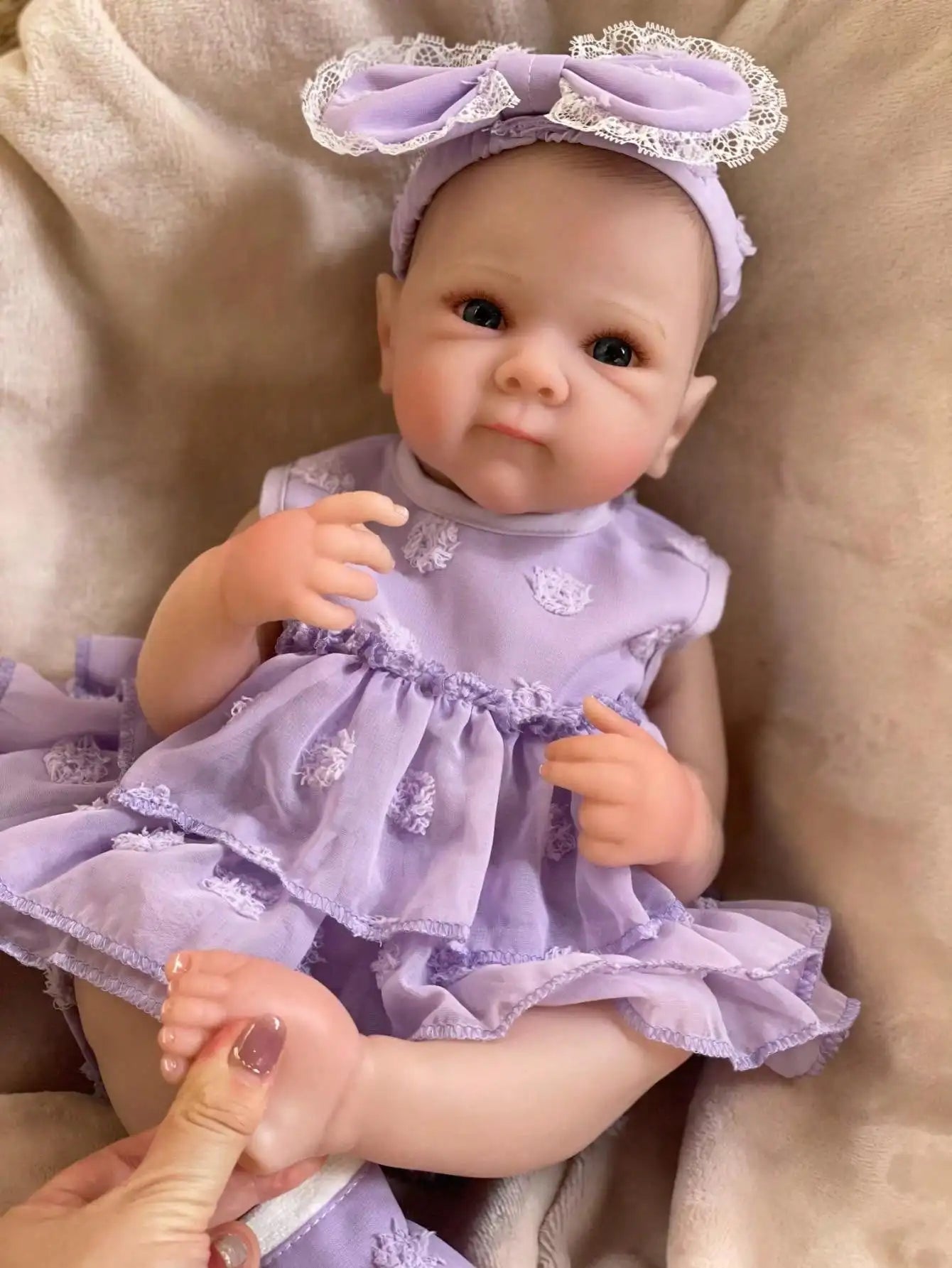 Saskia Lifelike Reborn Doll Bettie Girl Waterproof Baby